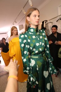 Backstage at Carolina Herrera RTW Spring 2019