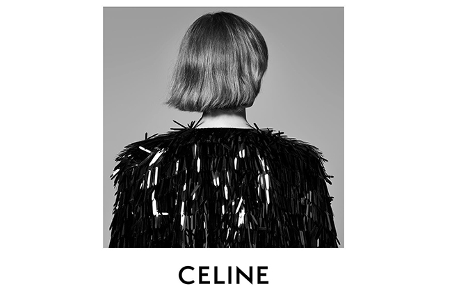 An image from the Celine by Hedi Slimane campaign.