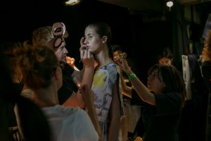 Backstage at Chalayan RTW Spring 2019