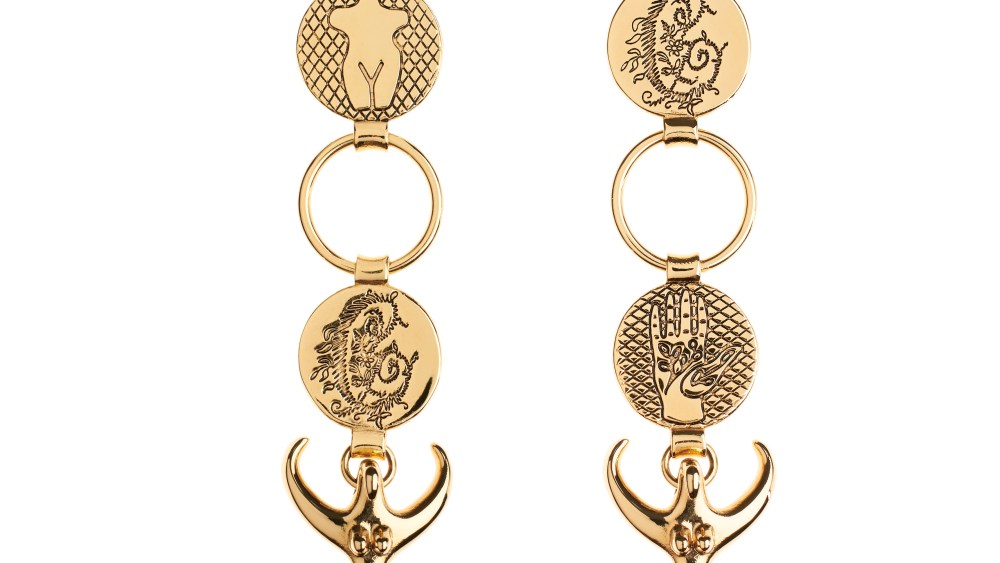 Earrings from Chloé's spring 2019 collection