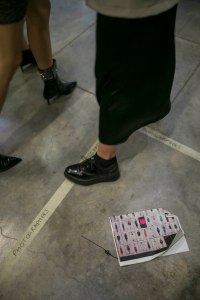 Backstage at Christopher Kane RTW Spring 2019
