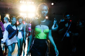 Backstage at Chromat RTW Spring 2019