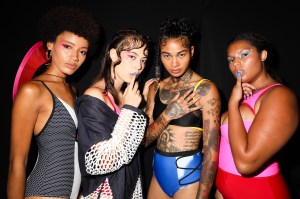 Backstage at Chromat RTW Spring 2019