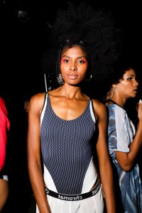 Backstage at Chromat RTW Spring 2019