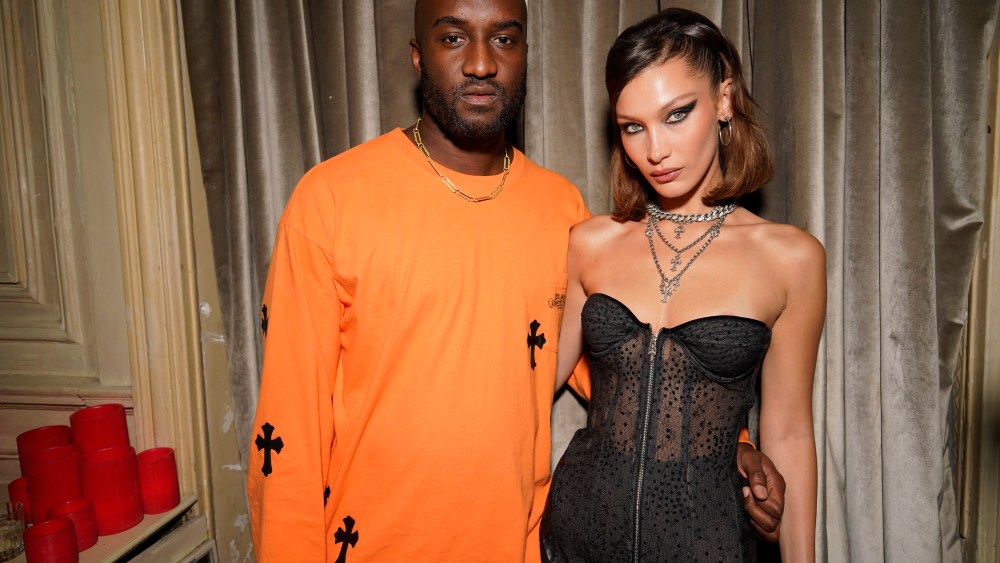 Virgil Abloh and Bella Hadid