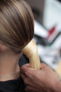 Backstage at Cushnie RTW Spring 2019
