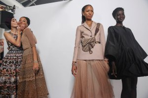 Backstage at Dior RTW Spring 2019
