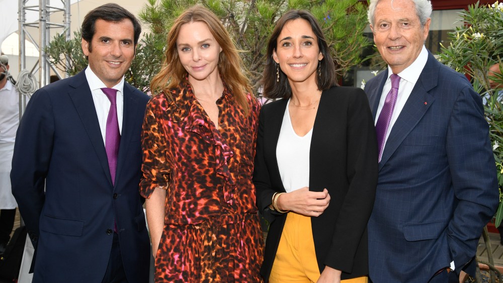 Nicolas Houzé, Stella McCartney, Brune Poirson and Philippe Houzé