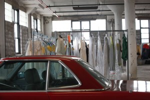 Backstage at Eckhaus Latta RTW Spring 2019