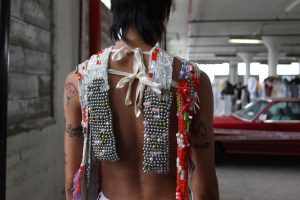 Backstage at Eckhaus Latta RTW Spring 2019