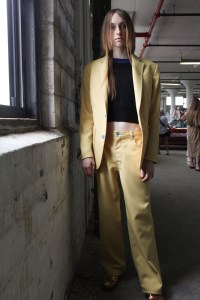 Backstage at Eckhaus Latta RTW Spring 2019