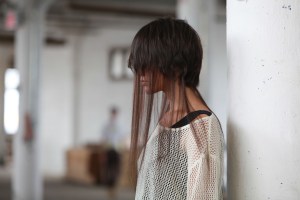 Backstage at Eckhaus Latta RTW Spring 2019