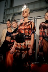 Backstage at Fendi RTW Spring 2019