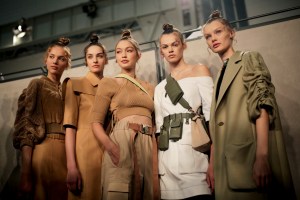 Backstage at Fendi RTW Spring 2019