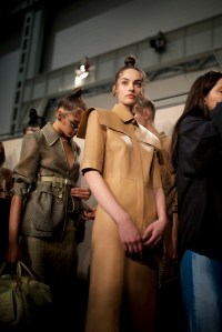 Backstage at Fendi RTW Spring 2019