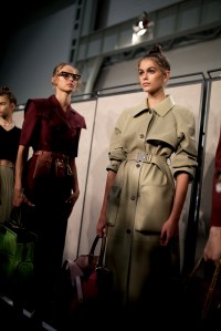 Backstage at Fendi RTW Spring 2019