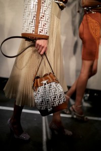 Backstage at Fendi RTW Spring 2019