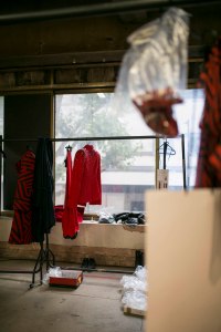 Backstage at Gareth Pugh RTW Spring 2019