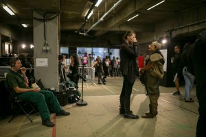 Backstage at Gareth Pugh RTW Spring 2019