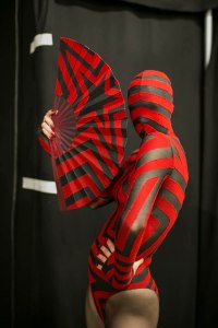 Backstage at Gareth Pugh RTW Spring 2019