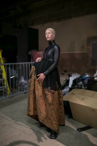 Backstage at Gareth Pugh RTW Spring 2019