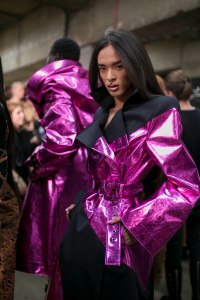 Backstage at Gareth Pugh RTW Spring 2019