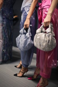 Backstage at Giorgio Armani RTW Spring 2019
