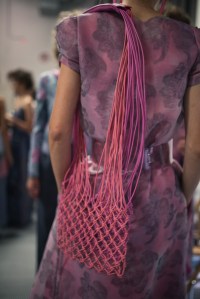 Backstage at Giorgio Armani RTW Spring 2019