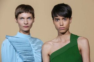 Backstage at Givenchy RTW Spring 2019