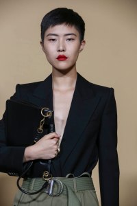 Backstage at Givenchy RTW Spring 2019