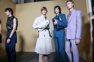 Backstage at Givenchy RTW Spring 2019