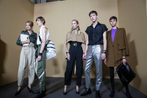 Backstage at Givenchy RTW Spring 2019