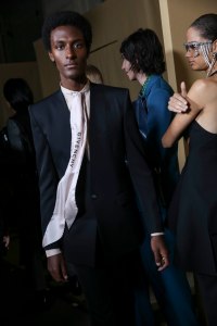 Backstage at Givenchy RTW Spring 2019