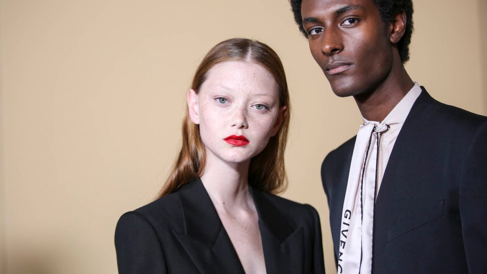 Backstage at Givenchy RTW Spring 2019