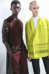 Backstage at Haider Ackermann RTW Spring 2019