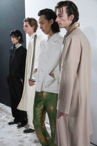 Backstage at Haider Ackermann RTW Spring 2019