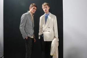 Backstage at Haider Ackermann RTW Spring 2019