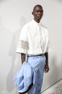 Backstage at Haider Ackermann RTW Spring 2019