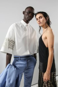 Backstage at Haider Ackermann RTW Spring 2019
