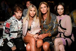 Sophia Hutchins, Caitlyn Jenner and Coco Rocha in the front rowJeremy Scott show, Front Row, Spring Summer 2019, New York Fashion Week, USA - 06 Sep 2018