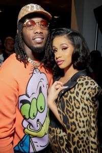 Offset and Cardi B in the front rowJeremy Scott show, Front Row, Spring Summer 2019, New York Fashion Week, USA - 06 Sep 2018