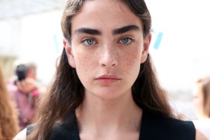 Backstage at Jil Sander RTW Spring 2019