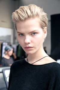 Backstage at Jil Sander RTW Spring 2019