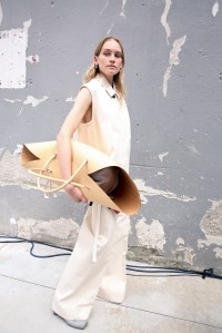 Backstage at Jil Sander RTW Spring 2019