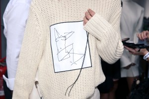 Backstage at Jil Sander RTW Spring 2019