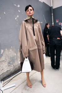 Backstage at Jil Sander RTW Spring 2019