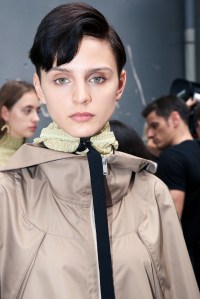 Backstage at Jil Sander RTW Spring 2019