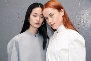 Backstage at Jil Sander RTW Spring 2019