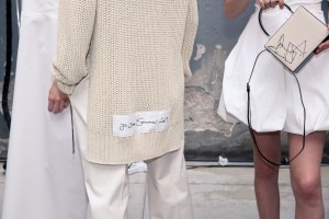 Backstage at Jil Sander RTW Spring 2019