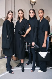 Backstage at Jil Sander RTW Spring 2019
